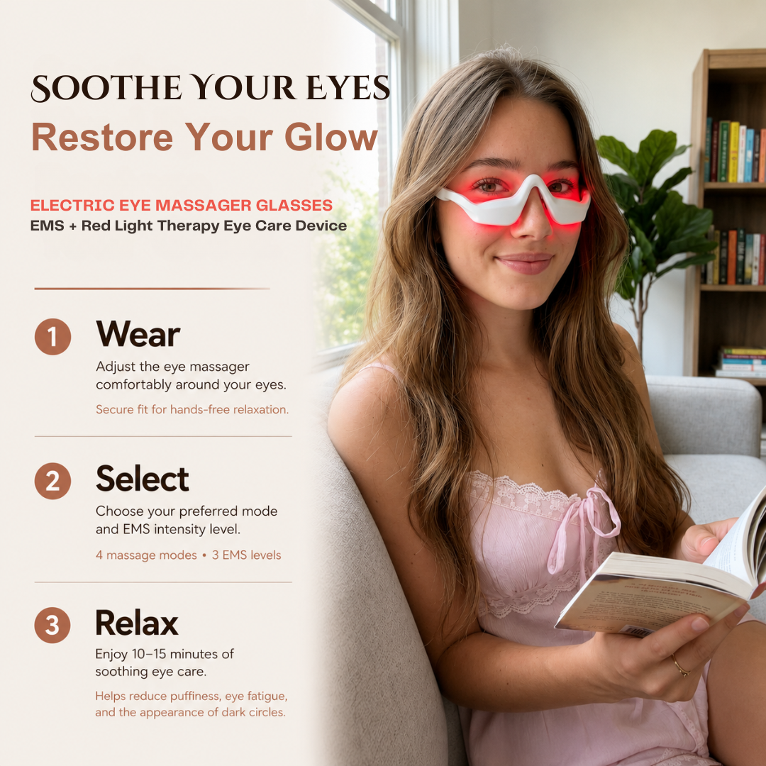 Red Light Therapy for Eyes Bags, Puffiness & Dark Circles