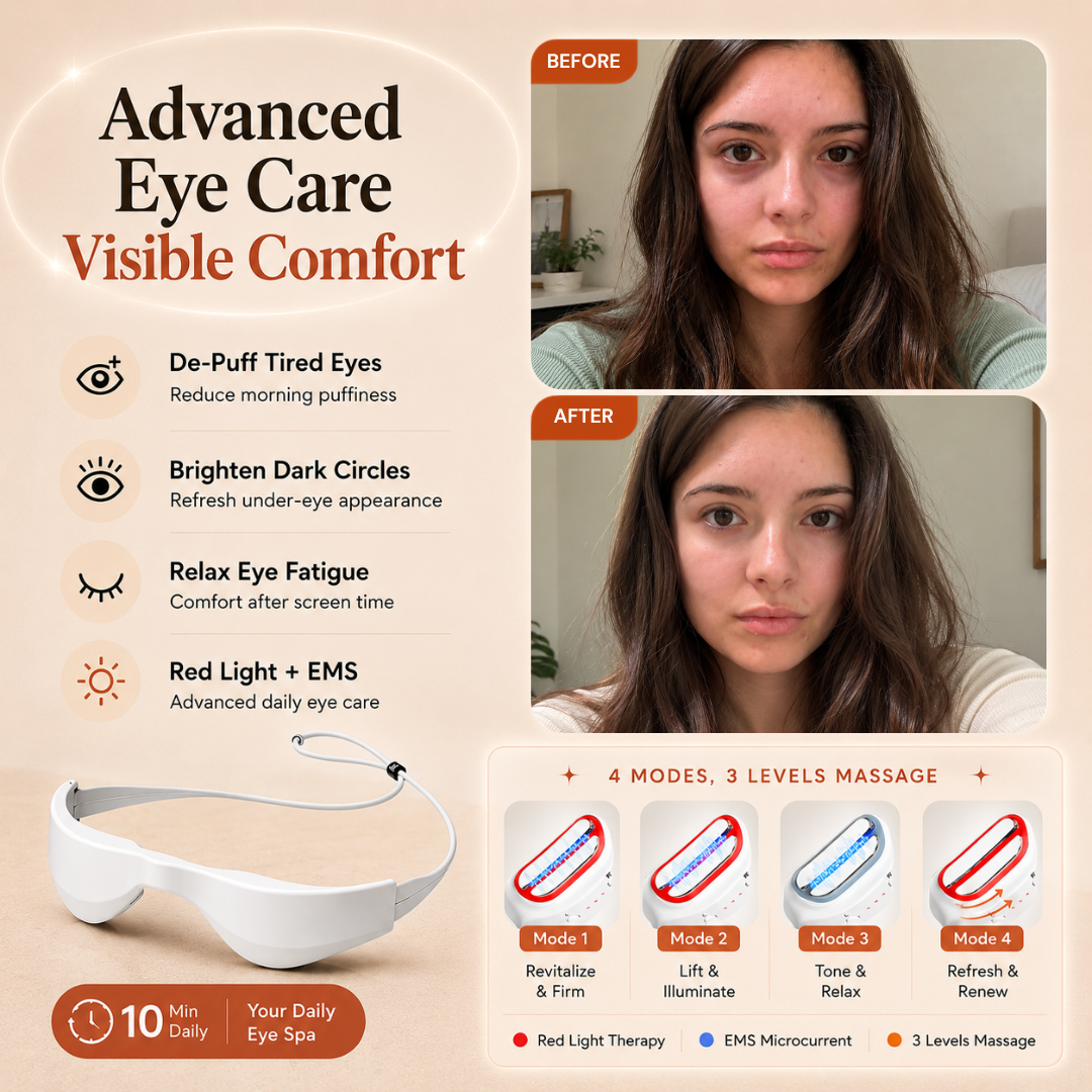 Red Light Therapy for Eyes Bags, Puffiness & Dark Circles
